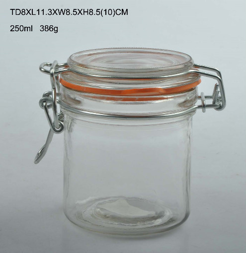 100ml、 200ミリリットル、 500ml、 明確な1lcheapタップ付きストレージのガラス瓶問屋・仕入れ・卸・卸売り