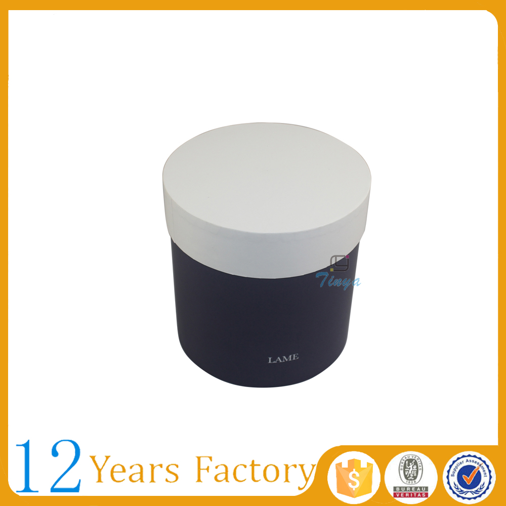 round hat packaging boxes for cut flowers