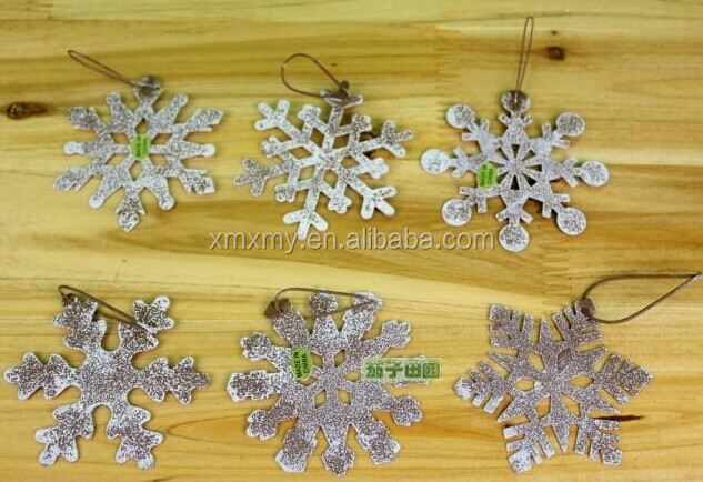 スノーフレーククリスマスオーナメントプラスチック製の装飾問屋・仕入れ・卸・卸売り