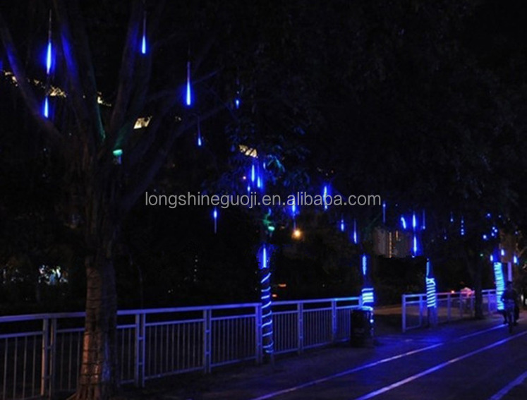 led meteor rain tube light for outdoor indoor decoration