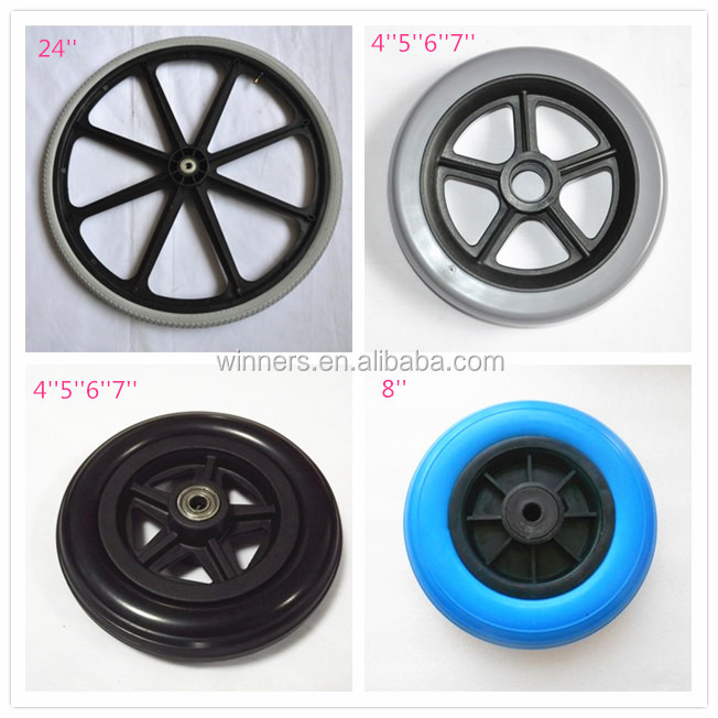 5 6 Inch Pvc Tire Pp Rim Material Small Wheelchair Wheel Buy Small Wheelchair Wheel,5