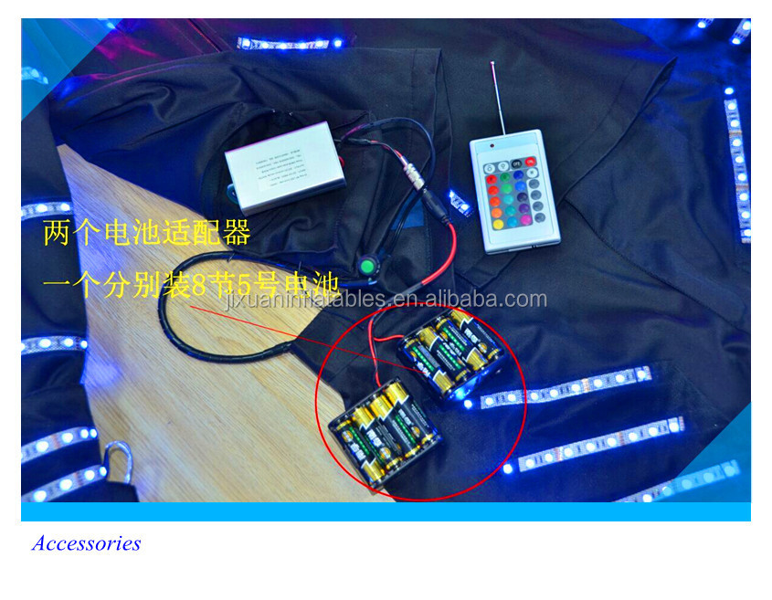 光ロボットを導いたステージのパフォーマンスの衣装コスプレＬＥＤ発光夜のクラブのためにバーやパーティー仕入れ・メーカー・工場