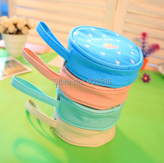 2014 New Korea Style Cute Happy Family Circle Coins Purse Casual