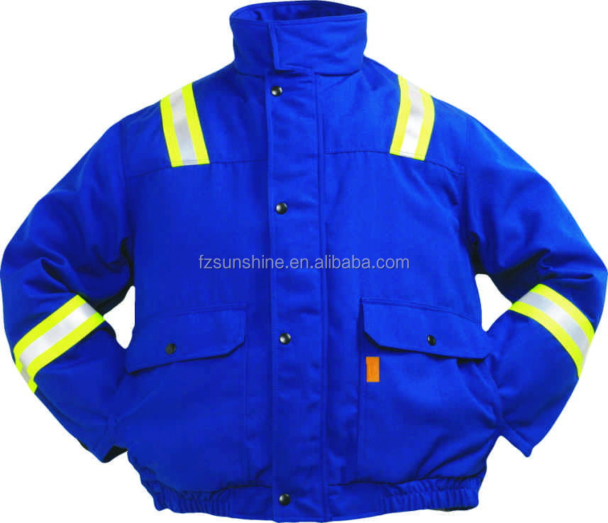 Source Blue Reflective Winter Safety Jacket on m.