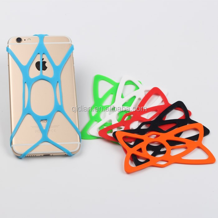 Universal Car Steering Wheel Clamp Bracket,Bike Clip Mount Silicone