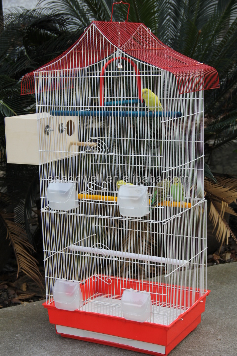 折り畳み式の装飾的なスチールワイヤーメッシュの金属の鳥の家鳥籠仕入れ・メーカー・工場