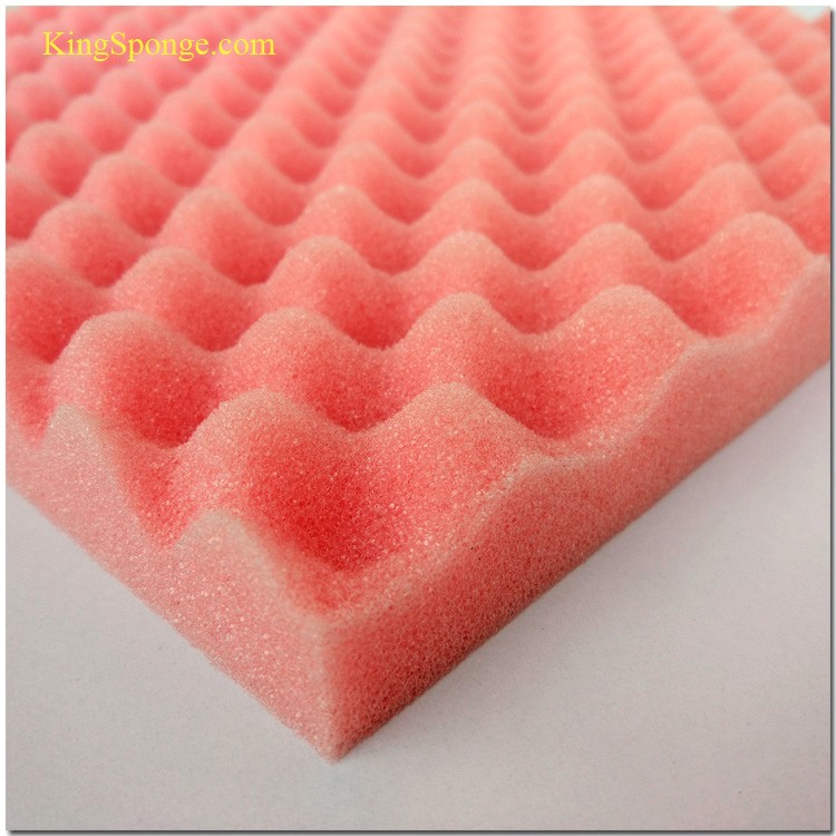 Wave Or Egg Crate Shape High Quality Acoustic Fireproof Noise Reduction