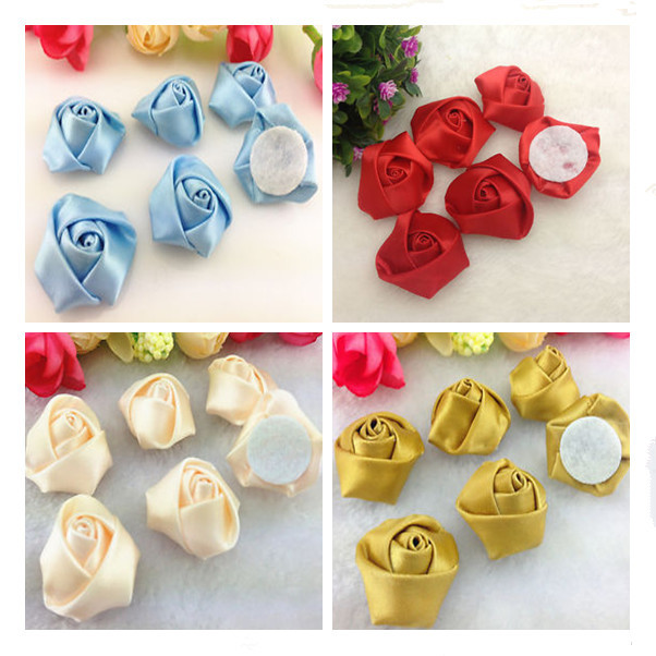 2000 Pcs Handmade Silk Ribbon Rose Pattern Decorative Flowers Buy