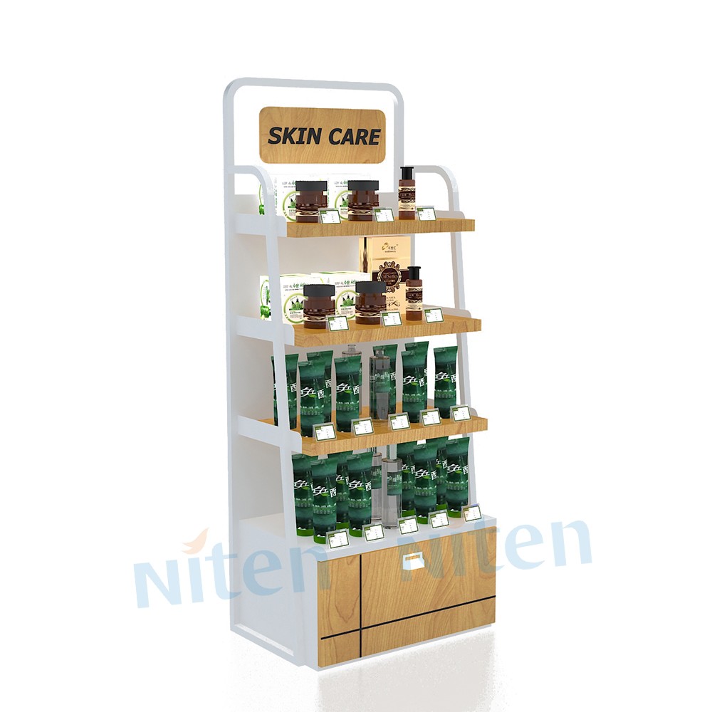 Cosmetics Shop Body Care Skin Care Products Display Stand