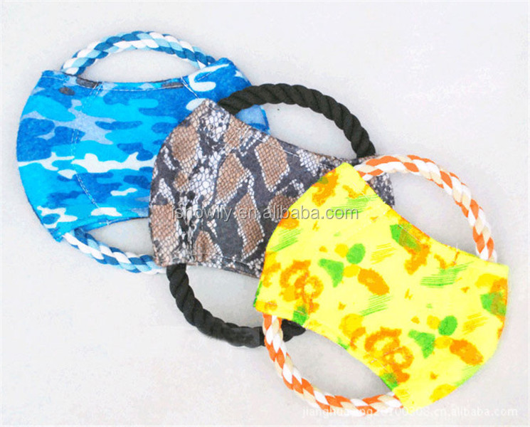 Durable Fabric Frisbee for Puppy Dog Chew Flying Rope of pet dog frisbee問屋・仕入れ・卸・卸売り