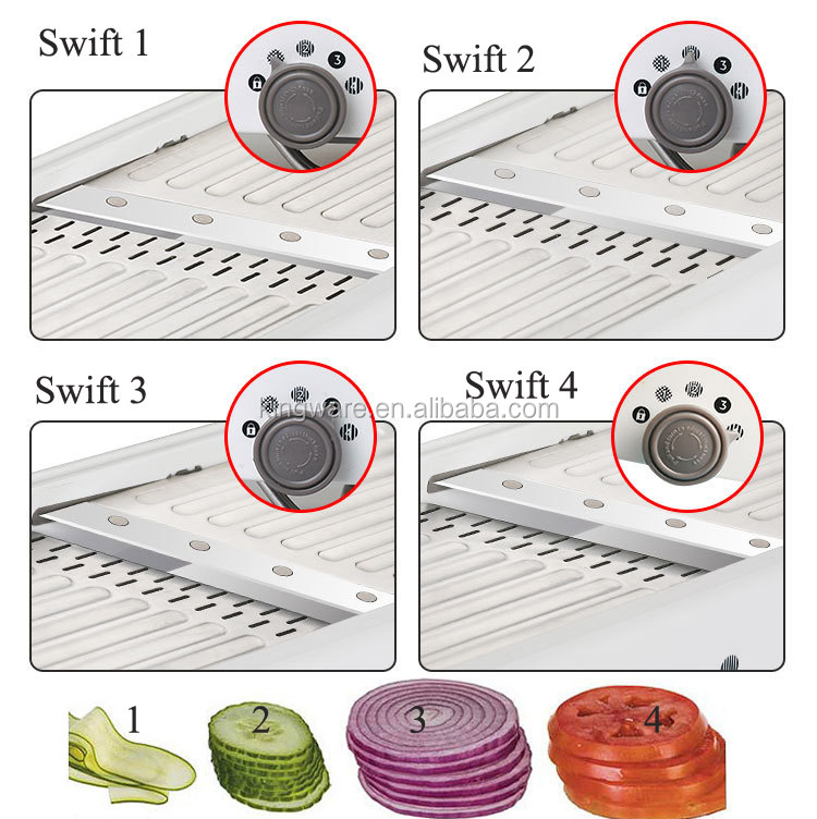 As Seen On Tv Amazon Stainless Steel Vegetable Adjustable Mandoline