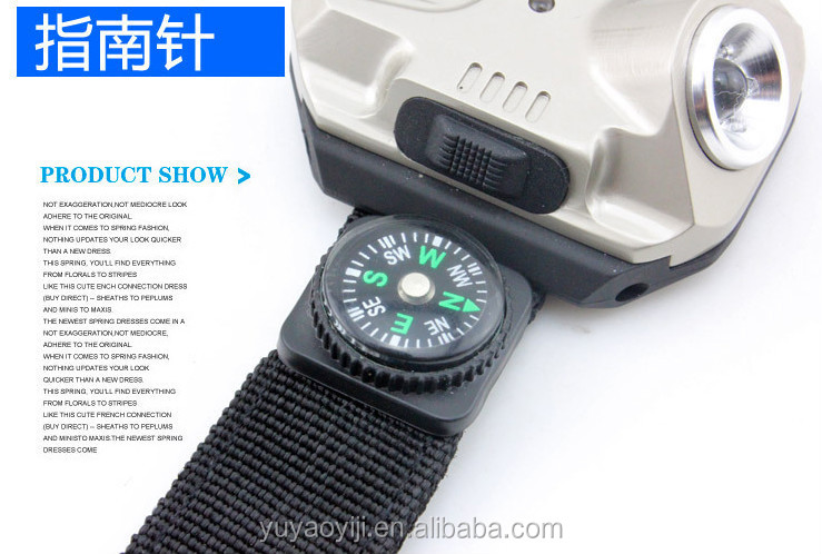 新しいスタイルのナイトランニング2015機器ledライト懐中電灯腕時計グレア照明仕入れ・メーカー・工場