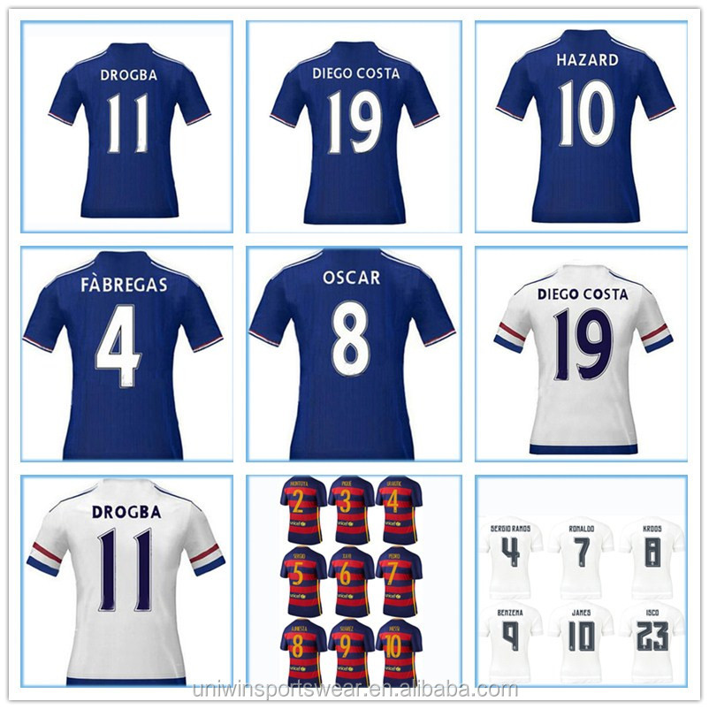 新しい到着の15から16クラブサッカージャージスペイン仕入れ・メーカー・工場