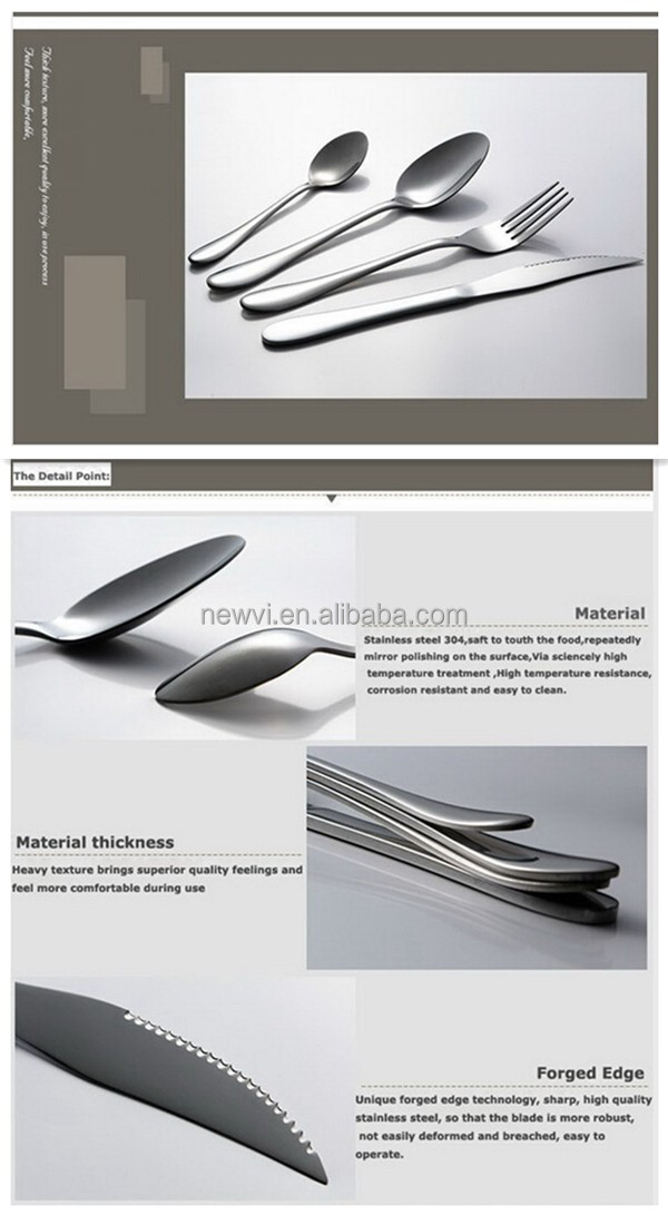 western cute stainless steel corn starch flatware for kitchen