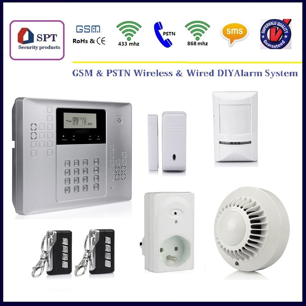 Cp21a Sms Alert Smoke Detector,Tamper Switch Alarm,Building Automation