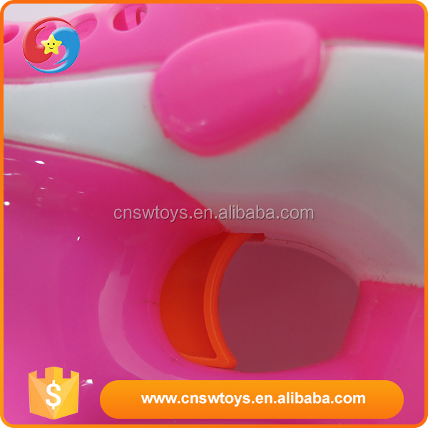 Plastic cartoon cute animal dolphin bubble gun toy with light