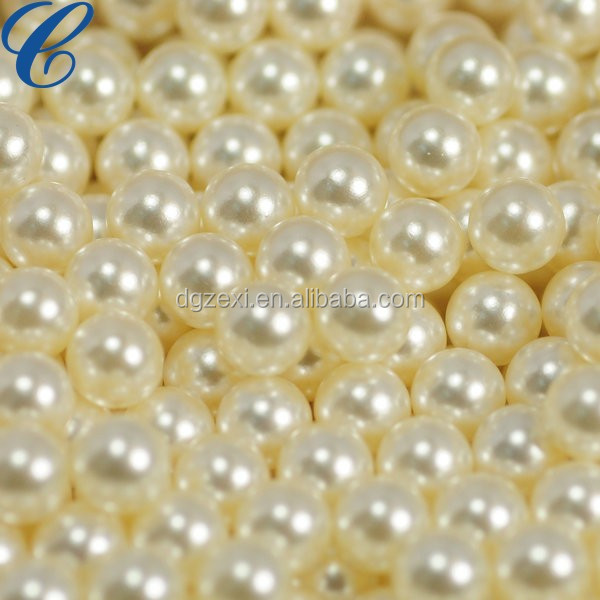 Plastic Loose Pearls No Hole1