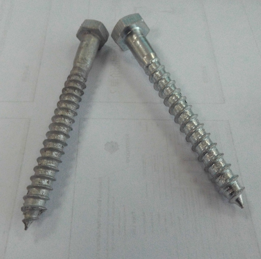 Lag Bolts,1/4" X 2" Lag Screws / Steel / Hot Dip Galvanized Buy Wood