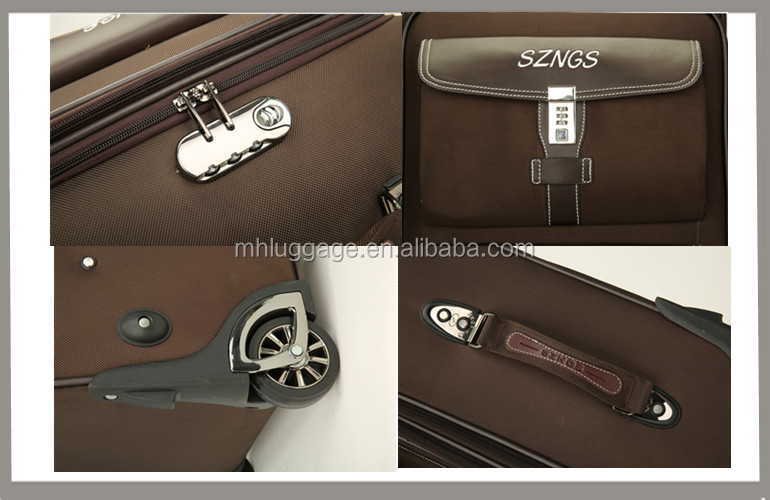 スーツケース3美容トロリー個黒eva安い引き込み式車輪付き旅行の荷物袋仕入れ・メーカー・工場
