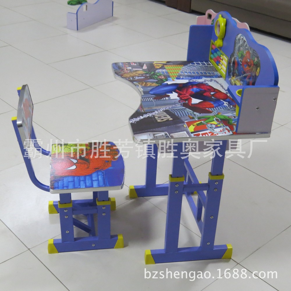 Bzshengaoキッズ学習テーブルと椅子セットリフティング子供スタディテーブル子供学習机で角度調整可能なワークトップテーブル仕入れ・メーカー・工場