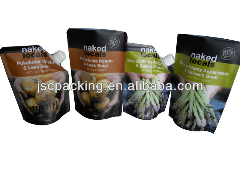 Plastic empty tea bags/ Custom printed aluminum foil tea package bag