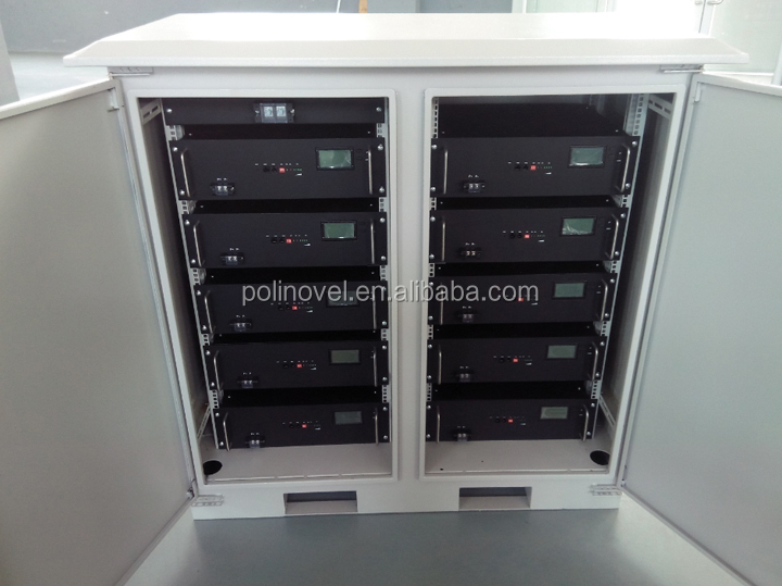 48v500ah( 24kwh) リチウム電池パックテレコム基地局用キャビネット付き仕入れ・メーカー・工場