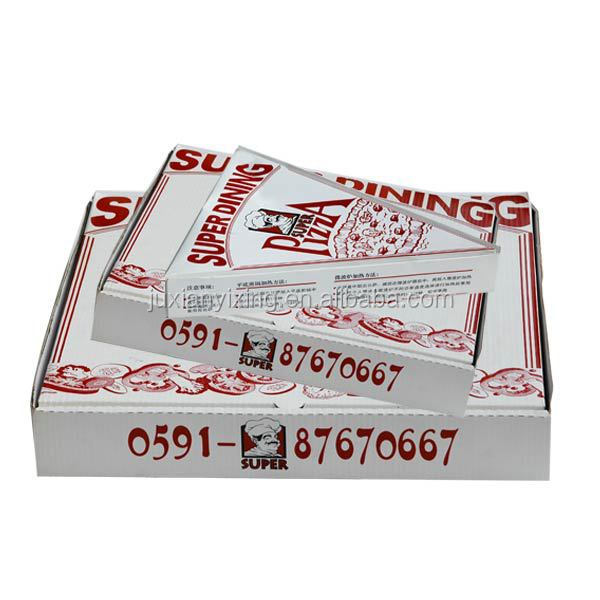 段ボール紙箱印刷されたカスタムロゴを受け入れる、 ピザの箱仕入れ・メーカー・工場