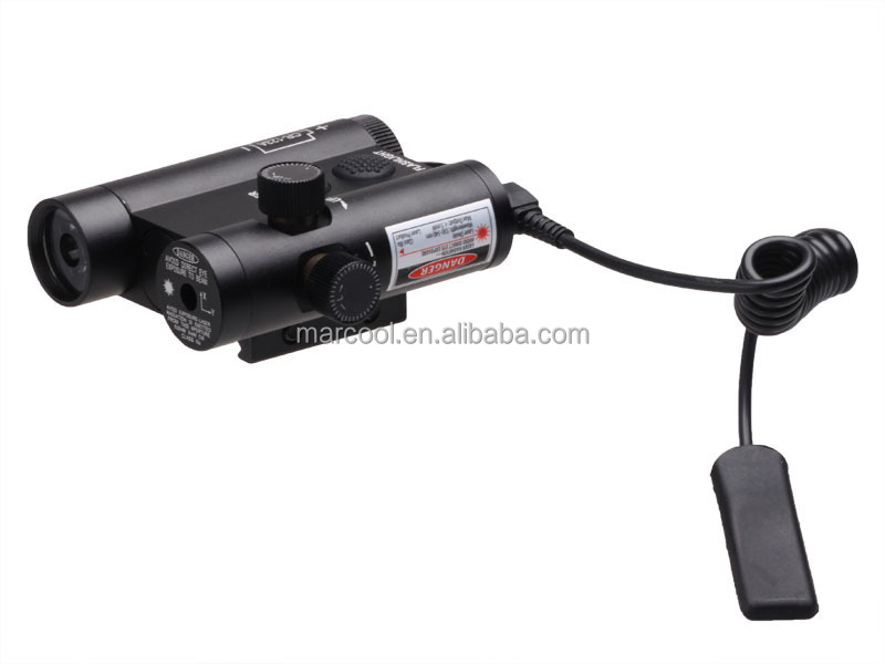 HY3212 Flashlight LF-3RLED Flashlight and Red Laser Integration with Weaver Mount Remote Switch (3)