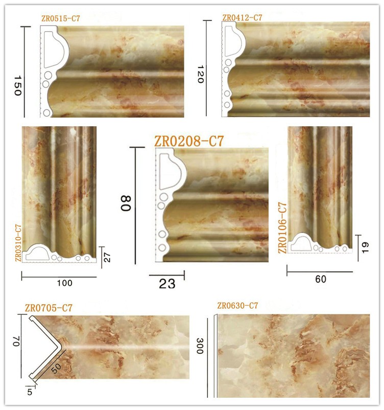 Pvc発泡装飾プロファイルとpvc装飾成形品 問屋・仕入れ・卸・卸売り