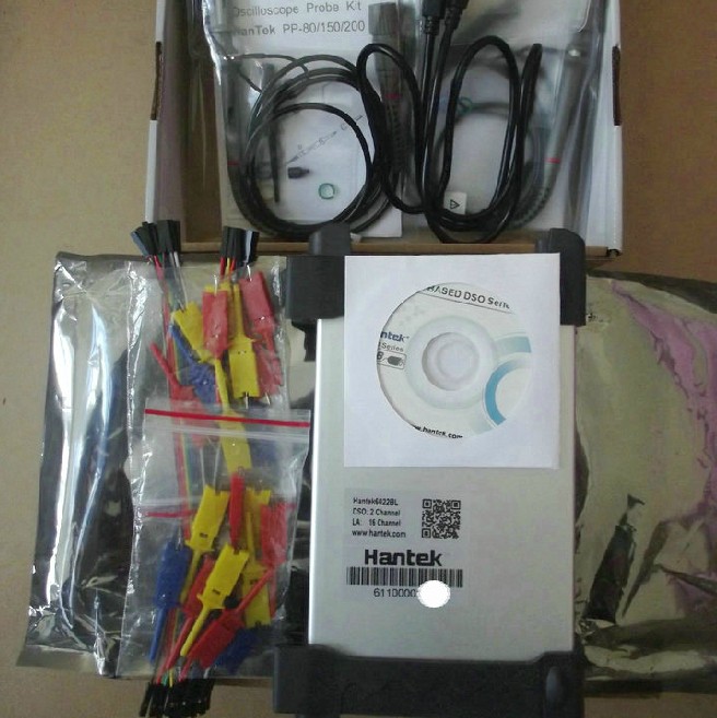 Pcのusbhantek6022blアナログ仮想オシロスコープ16チャンネル帯域幅20m48ms/sロジックアナライザ問屋・仕入れ・卸・卸売り