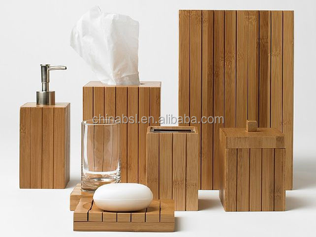 竹木製ホテルの浴室の付属品/竹脱衣かご問屋・仕入れ・卸・卸売り