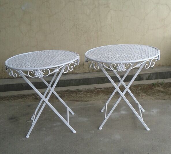 安い庭金属折りたたみ白い椅子用結婚式レンタル仕入れ・メーカー・工場