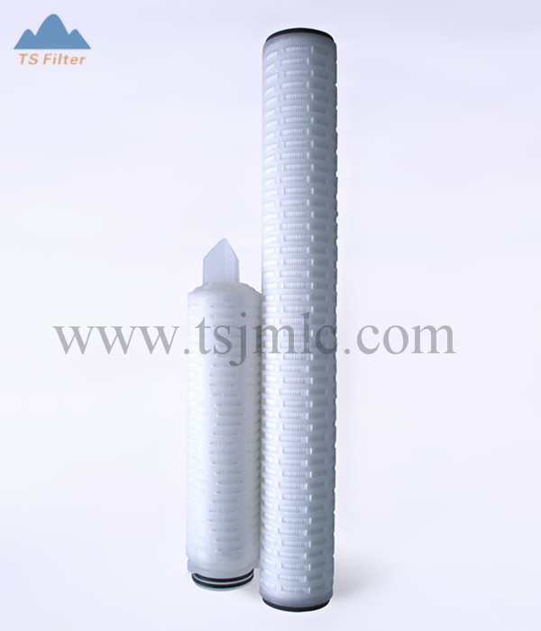 pp filter material pleated water filter cartridge 0.2micron