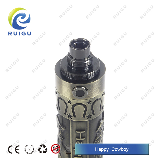 High Capacity Ego Thread 2200mah Happy Cowboy Trademark Battery