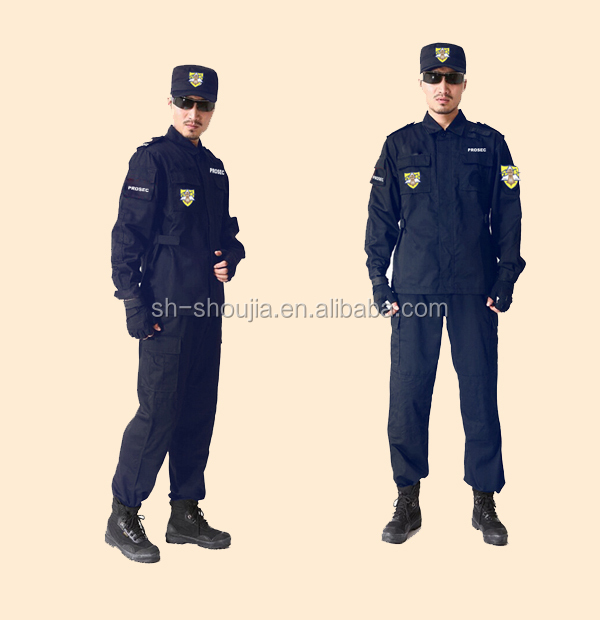 セキュリティユニフォーム2015公共警備会社の制服、 シャツとズボン仕入れ・メーカー・工場