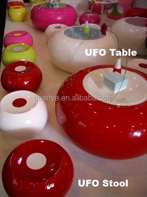 モダンなリビングルーム/高quanlityグラスファイバーufoのコーヒーテーブル仕入れ・メーカー・工場