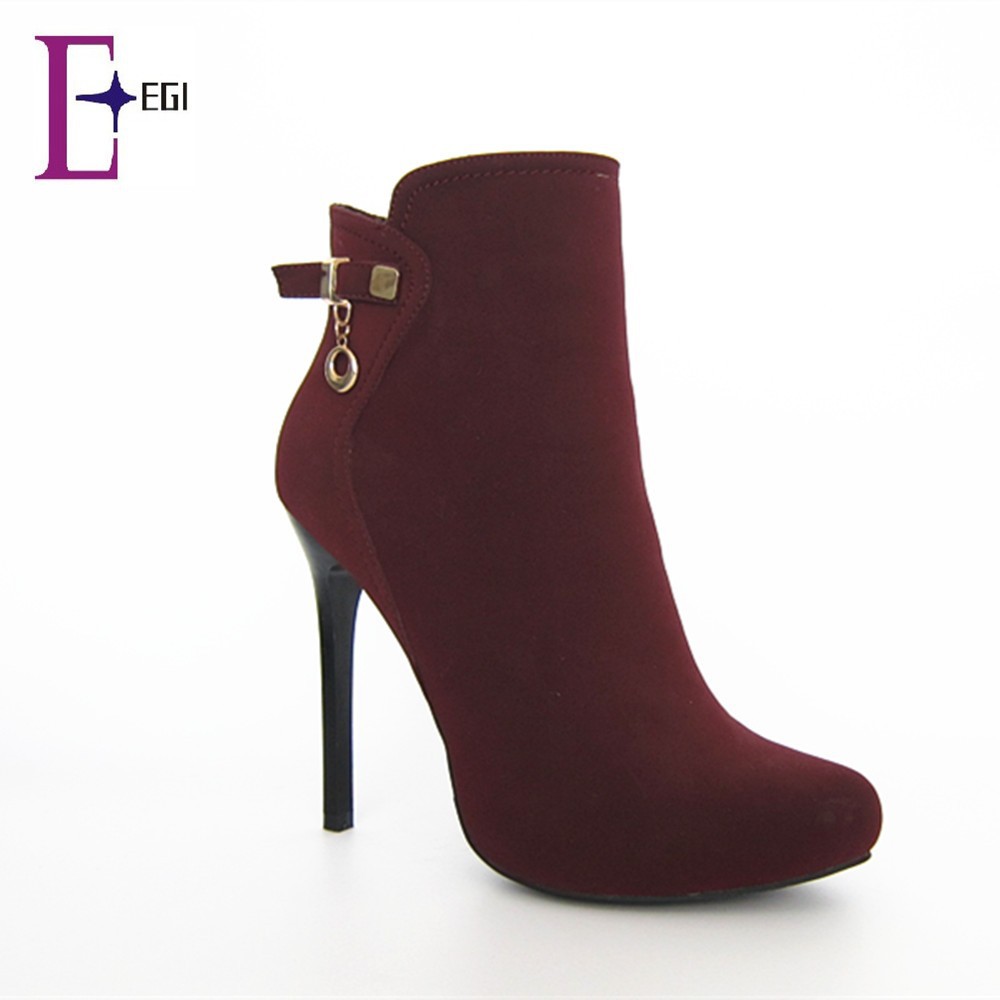 good quality femme sexy fashion stiletto shoes ladies ankle boots 2015