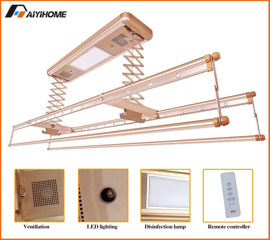 Ay 618 15fsg Ceiling Mounted Automatic Clothes Drying Rack Buy
