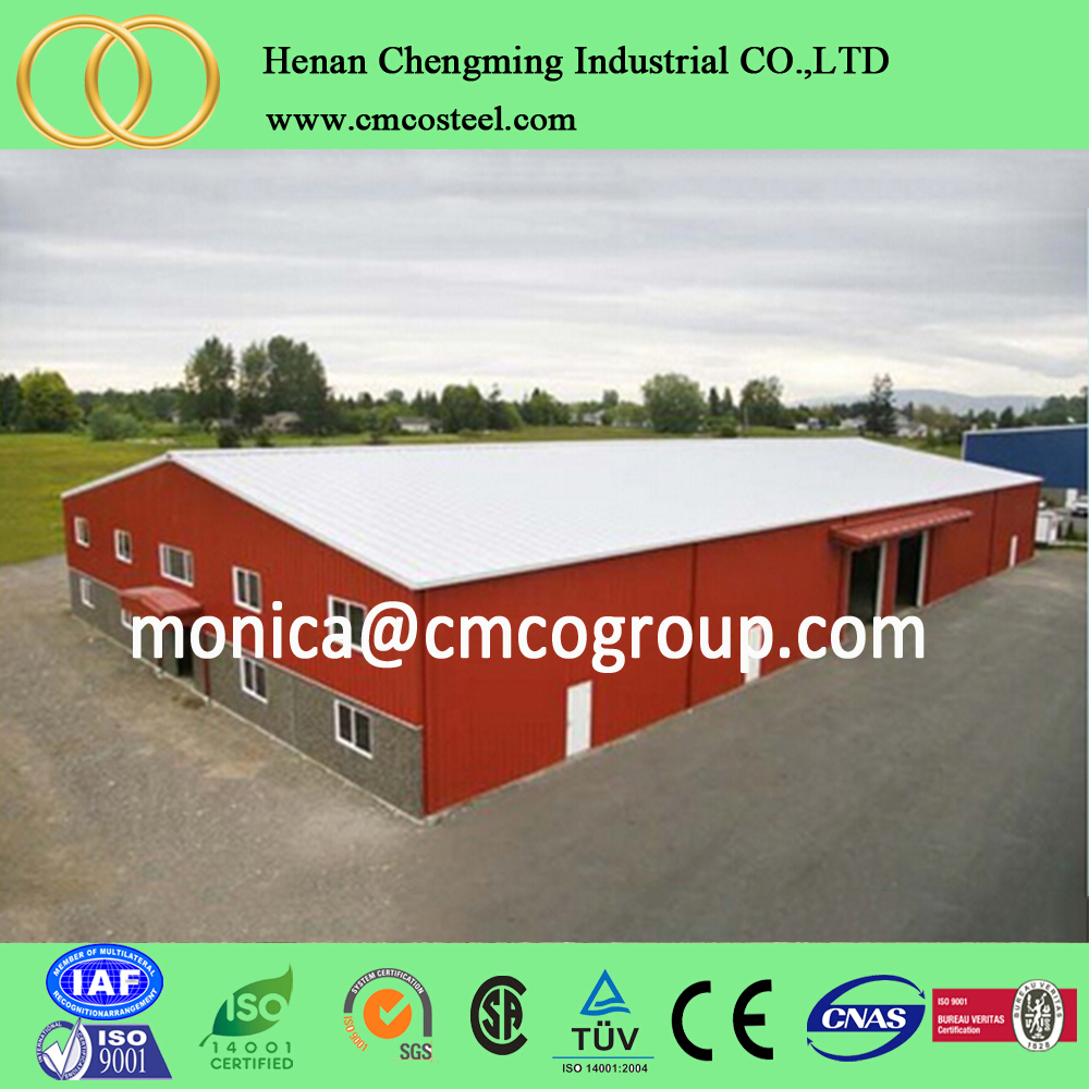 resistant industrial large steel structure cattle ranch