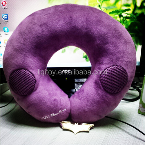 ソフビぬいぐるみ紫の色2014年首枕付きスピーカー問屋・仕入れ・卸・卸売り
