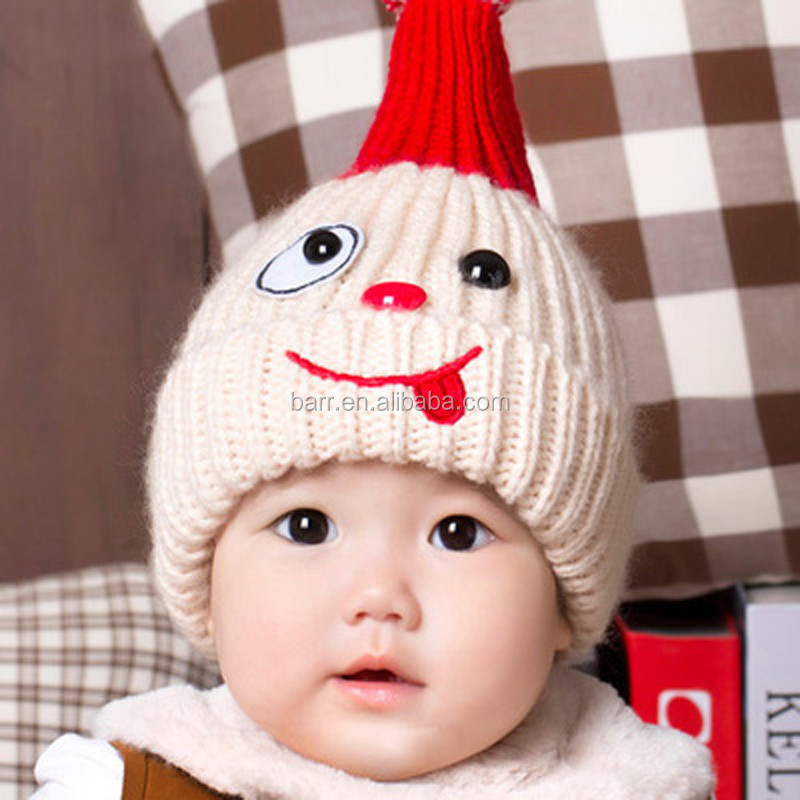 子供の幼児の新しい赤ちゃんソフト冬暖かいニット帽帽子ビーニー帽子仕入れ・メーカー・工場