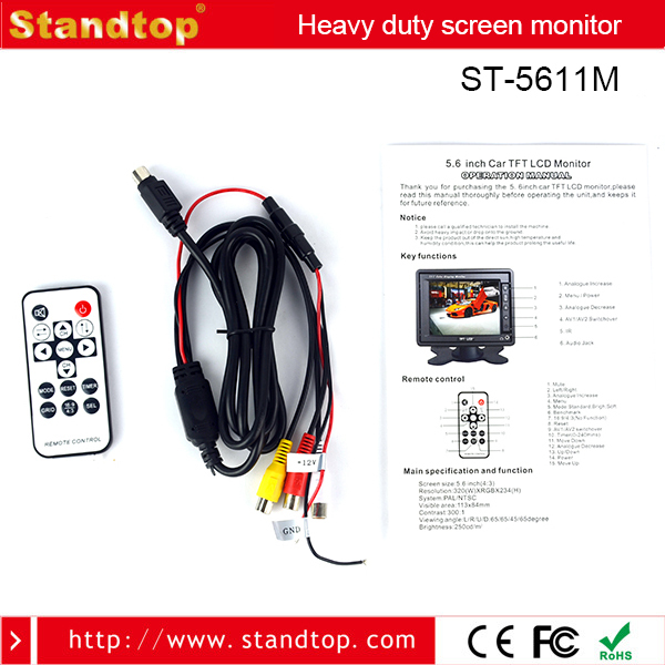 カー液晶モニターインチ5.64pまたはrcaコネクタ仕入れ・メーカー・工場