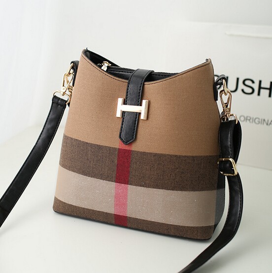 Hot Fashion Canvas Women Handbag Bucket Shoulder Bag Vintage