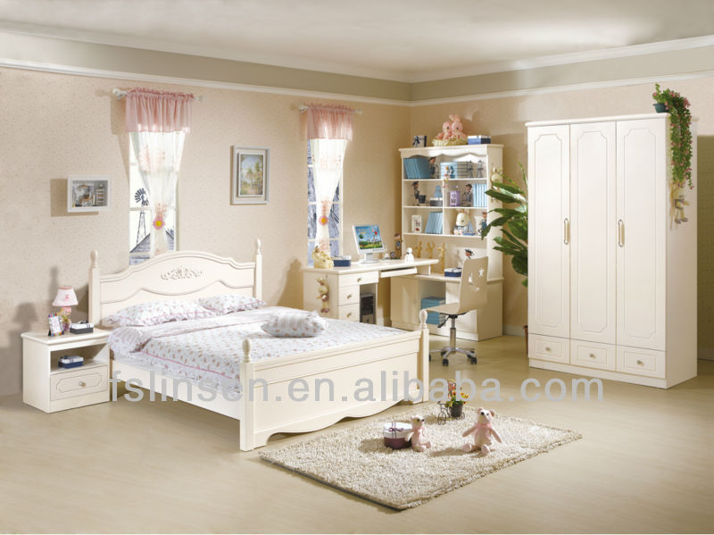 6602 Antique White Korean Children Bedroom Furniture - Buy Children