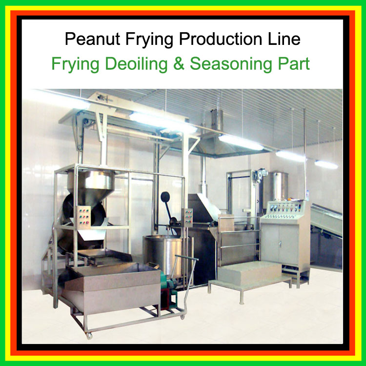 Peanut Frying Production Line/salted peanut production line/flavored peanut production line