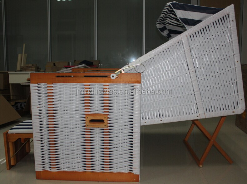 leisure beach rattan wicker craft strandkorb