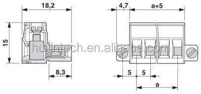 フェニックスmstb2,5hc/3-stf-5.08pcbねじメス端子ブロック仕入れ・メーカー・工場