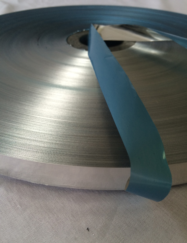 青色自己粘着アルミ箔用ケーブル シールド包装複合材料仕入れ・メーカー・工場
