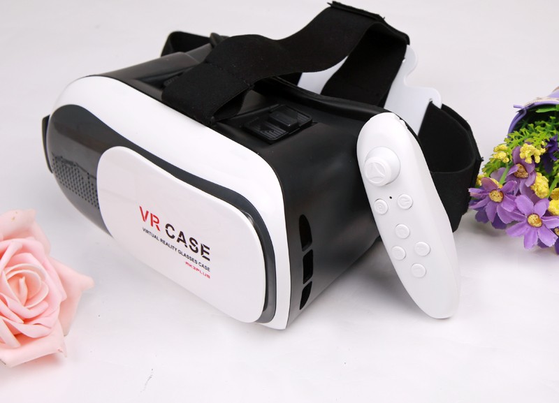 段ボールvrボックス3dビデオメガネ+ゲームパッドコントローラー3dビデオグラス仮想現実ヘッドセット用3d moivesとゲーム仕入れ・メーカー・工場