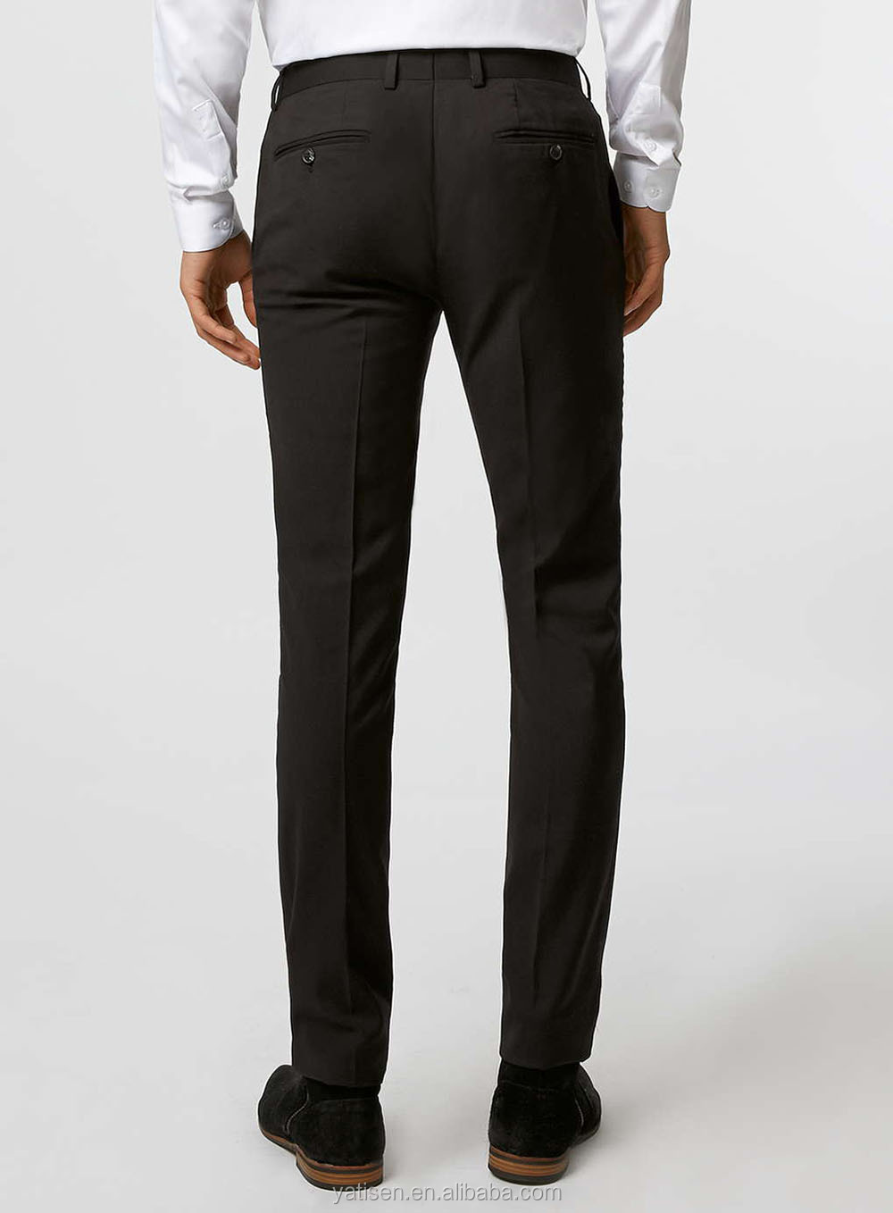 メンズ黒スーツのズボン2015超スキニーパンツズボンメンズフォーマルドレスバルクで仕入れ・メーカー・工場